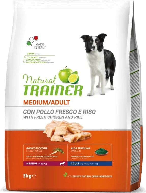 Pienso 3kg Perro Adulto Mediano Natural Trainer Pollo - AFFINITY