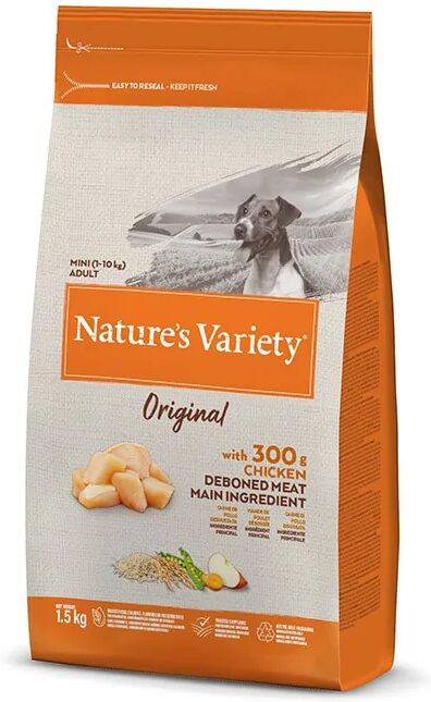 Pienso 1,5kg Perro Adulto Mini Natures Variety Original Pollo - Natures Variety