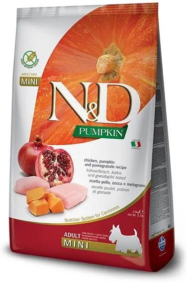 Pienso Natural Perro Farmina Nd Dog Pumpkin Mini Pollo 7Kg - FARMINA