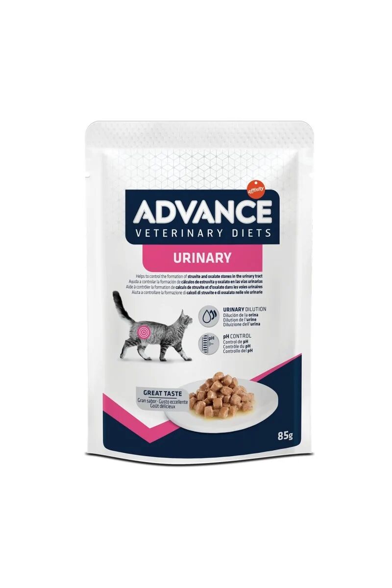 Comida Húmeda Natural Gato Advance Urinary Pouch 12X85Gr - ADVANCE