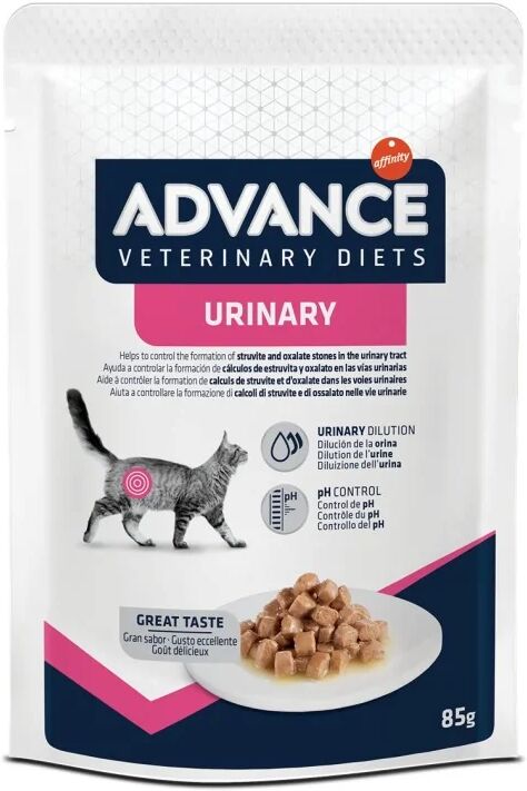 Comida Húmeda Natural Gato Advance Urinary Pouch 85Gr - ADVANCE