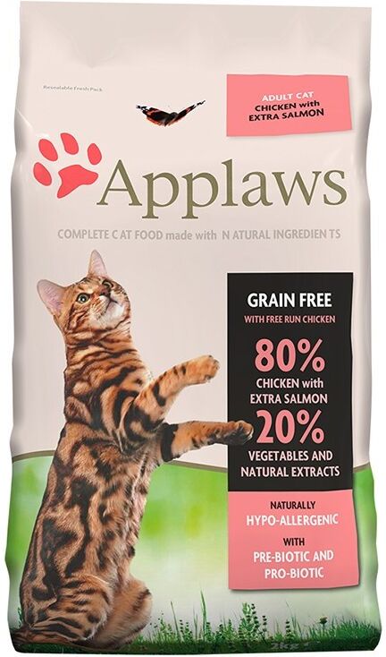 Comida Seca Gato  Applaws Cat Dry Adulto Pollo y Salmón 2kg - Applaws