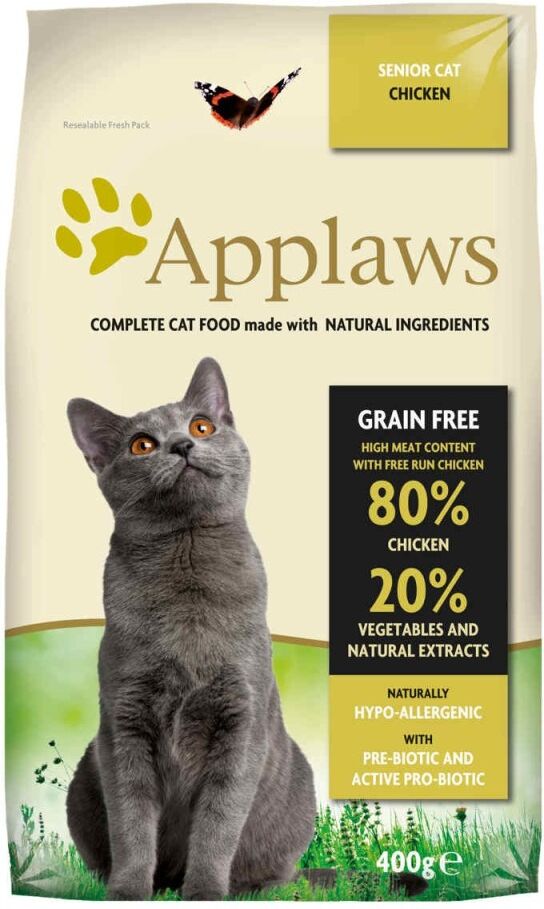 Comida Seca Gato  Applaws Cat Dry Senior Pollo 400g - Applaws