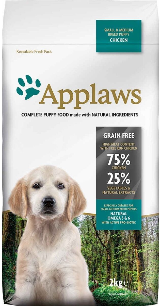 Comida Seca Perro  Applaws Dog Dry Puppy Razas Pequeñas y Medianas Pollo 2kg - Applaws