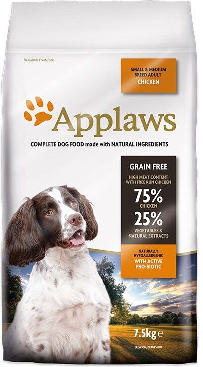 Comida Seca Perro  Applaws Dog Dry Adulto Razas Pequeñas y Medianas Pollo 7,5kg - Applaws