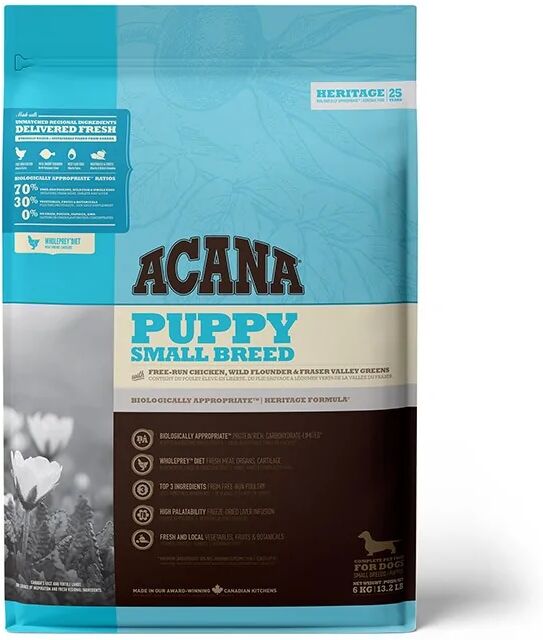 Comida Cachorro Pienso Acana Canine Puppy Heritage Razas Pequeñas 6Kg - ACANA