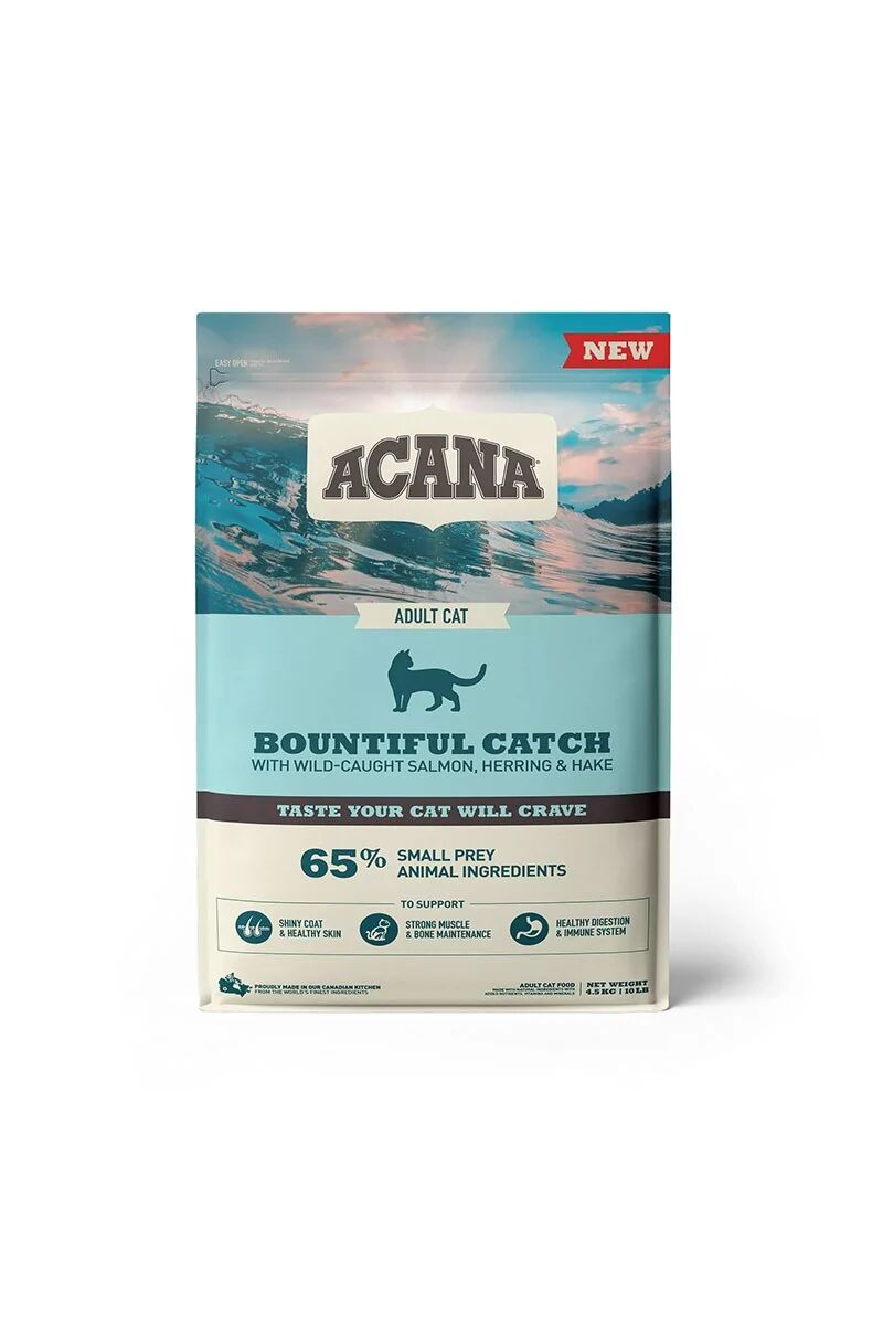 Comida Natural Gato Acana Feline Adult Bountiful 4,5Kg - ACANA