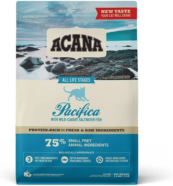 Comida Natural Gato Acana Feline Adult Pacifica 1,8 Kg - ACANA