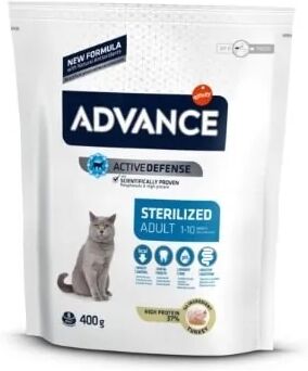 Comida Natural Gato Advance Feline Adult Sterilized Pavo 400Gr - ADVANCE