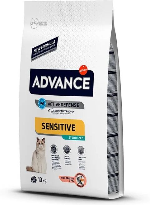 Comida Natural Gato Advance Feline Adult Sterilized Sens. 3Kg - ADVANCE