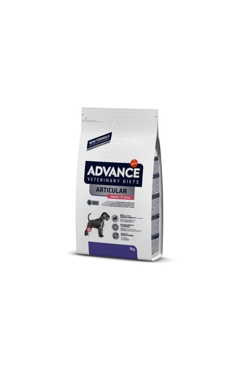 Comida Natural Perro Advance Vet Canine Senior +7 Articular 3Kg - ADVANCE