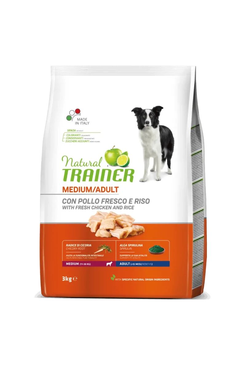 Comida Natural Perro Natural Trainer Canine Adult Medium Pollo 3Kg - AFFINITY