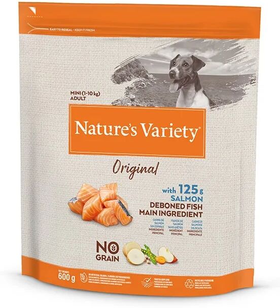 Comida Natural Perro NatureS V Origin Canine Adult Mini Salmon 600Gr - Natures Variety