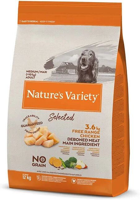 Comida Natural Perro NatureS V Selec Canine Adult Pollo 12Kg - Natures Variety