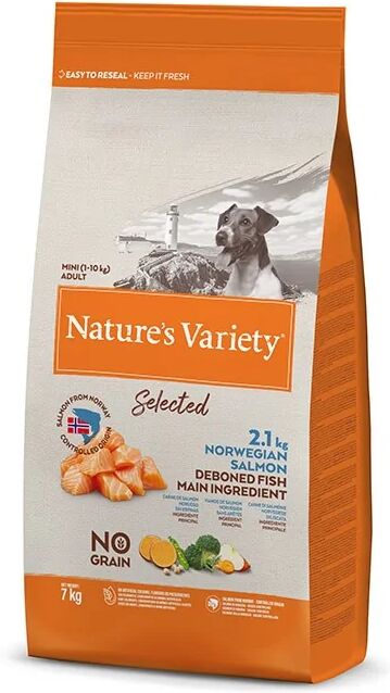 Comida Natural Perro NatureS V Select Canine Adult Mini Salmon 7Kg - Natures Variety