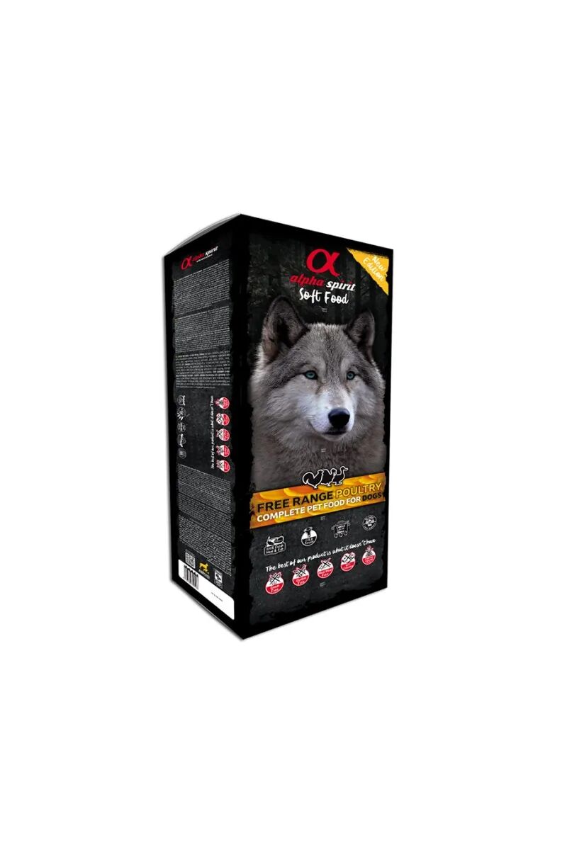 Comida Perro Pienso Alpha Spirit Ave Corral Semihumedo Caja 9Kg - Alpha Spirit