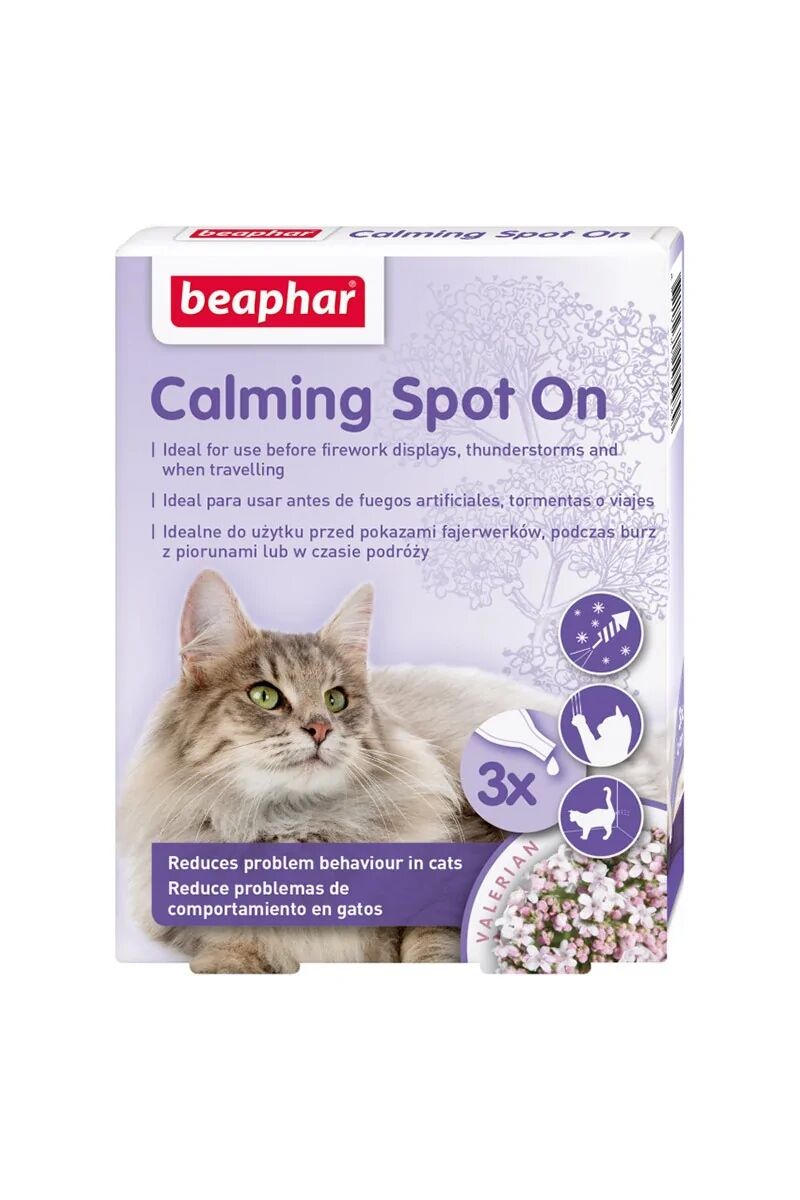 Suplemento Calmante Gato Beaphar Calming Spot On Gato 3X0,4 Ml - Beaphar