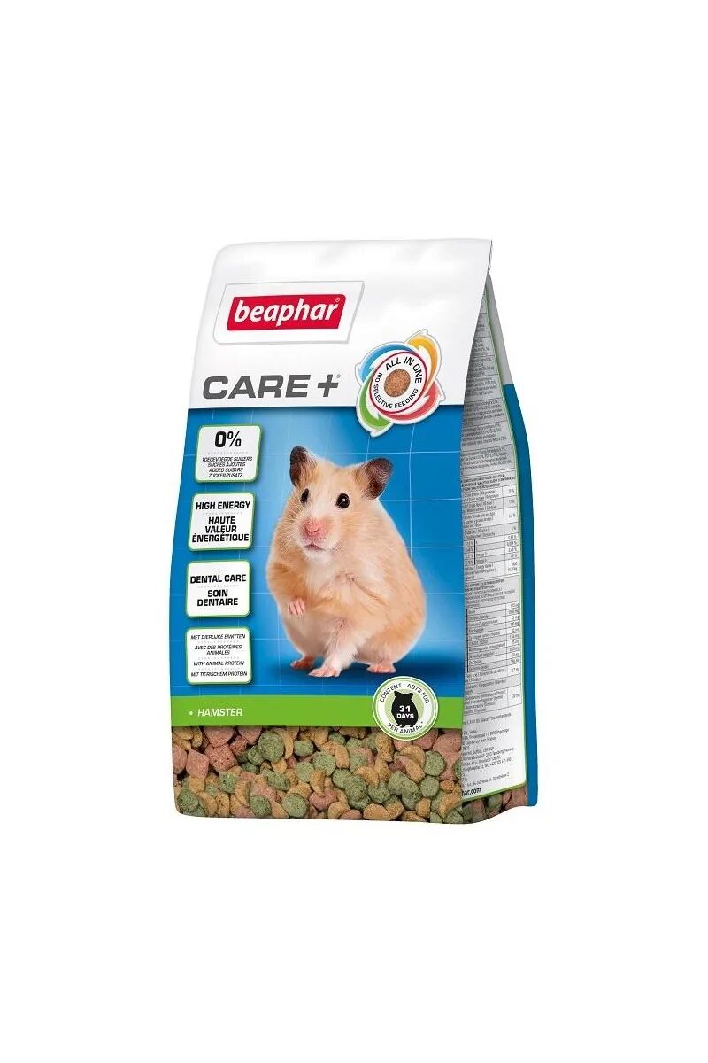 Suplemento Dental Pienso Conejo Beaphar Care+ Hamster 250Gr - Beaphar