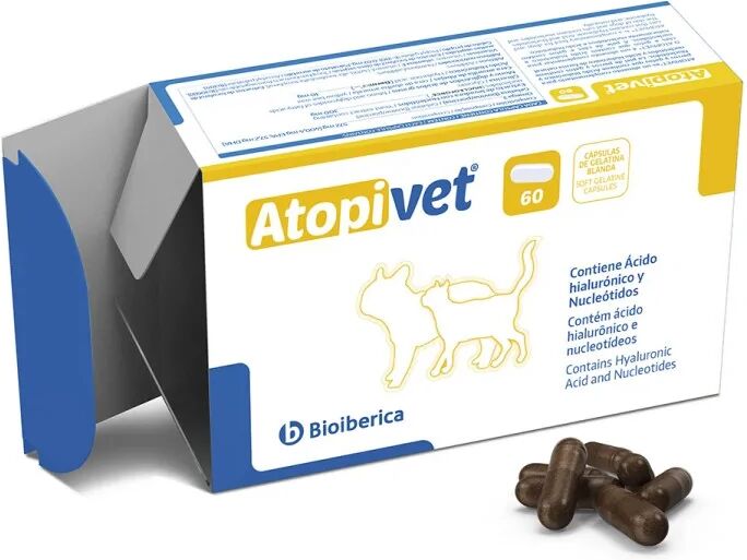 Suplementos Gato Atopivet 60 Capsulas - BIOIBERICA