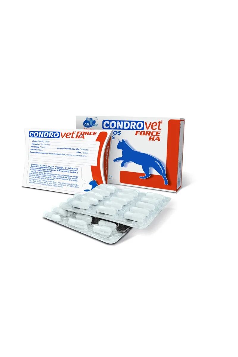 Suplementos Gato Condrovet Force Ha Gatos 45Cpd - BIOIBERICA