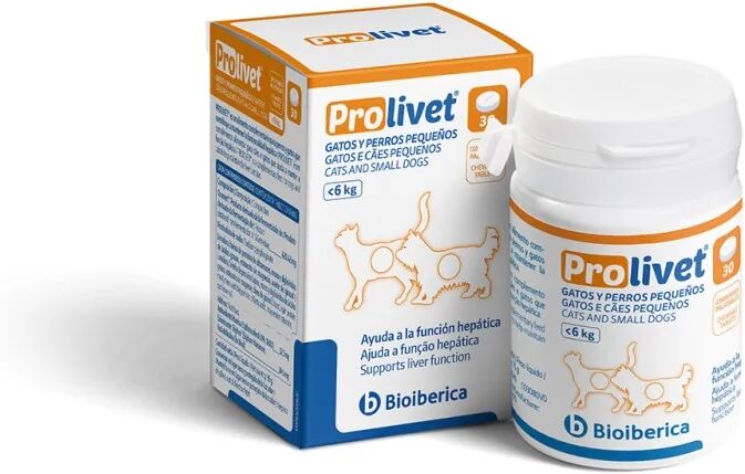 Suplementos Gato Prolivet Gatos Y Perros Pequeños 30 Comprimidos Hepato - BIOIBERICA