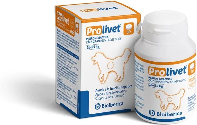 Suplementos Gato Prolivet Perros Grandes 30 Comprimidos Hepato - BIOIBERICA