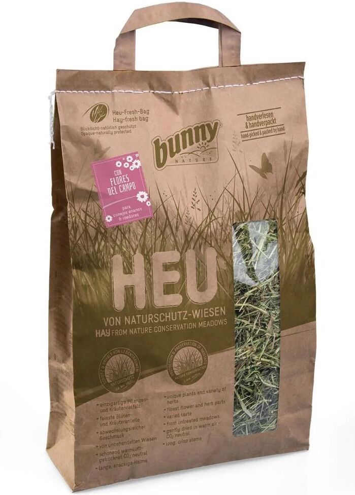 Bunny Heno Natural Meadows Flores 250Gr - BUNNY