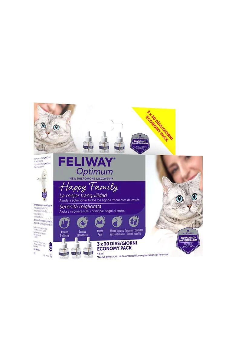 Higiente Cuidado Feliway Optimum 3 Recambios - CEVA SAC