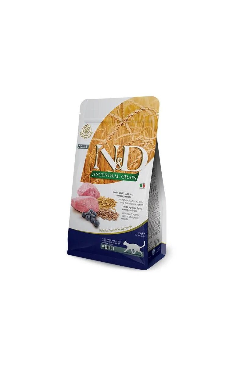 Comida Natural Gato Farmina Nd Cat Ancestral Cordero 1,5Kg - FARMINA