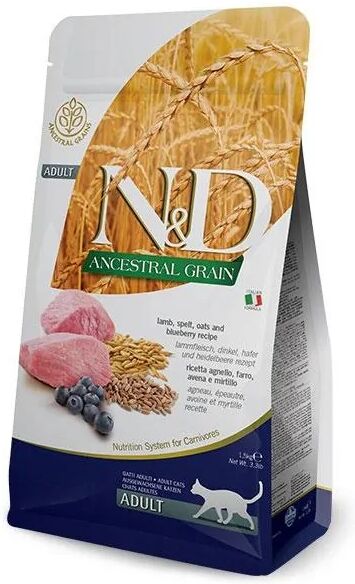 Comida Natural Gato Farmina Nd Cat Ancestral Cordero 300Gr - FARMINA