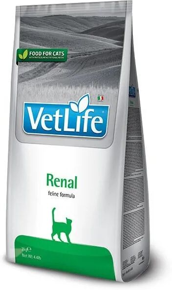 Comida Natural Gato Farmina Vet Life Cat Renal 2Kg - FARMINA