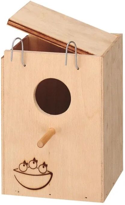 Ferplast Nido De Madera Para Pajaros Pequeño 13X12X17Cm - FERPLAST