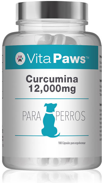 Simply Supplements Curcumina 12.000mg para Perros  - 180 Cápsulas