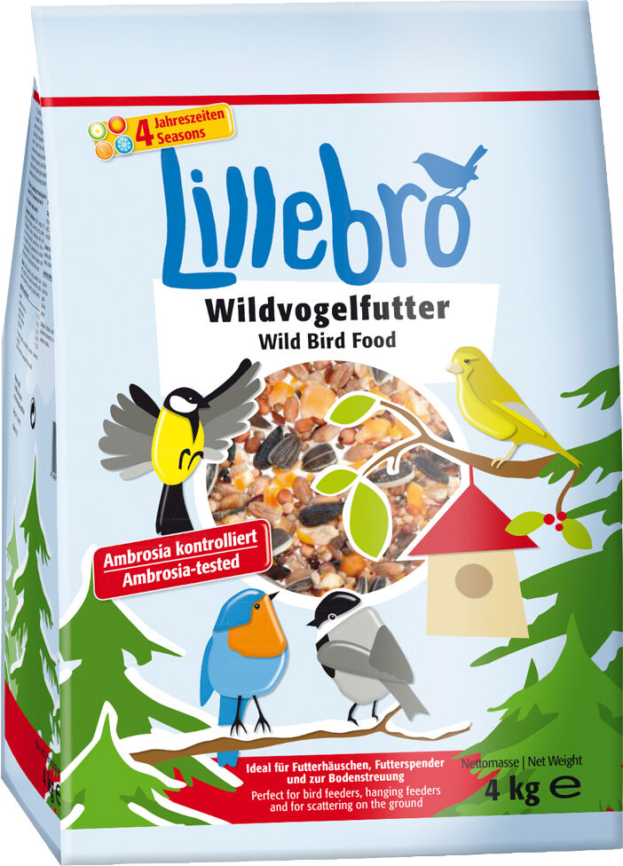 Lillebro 3x4kg  comida para aves silvestres