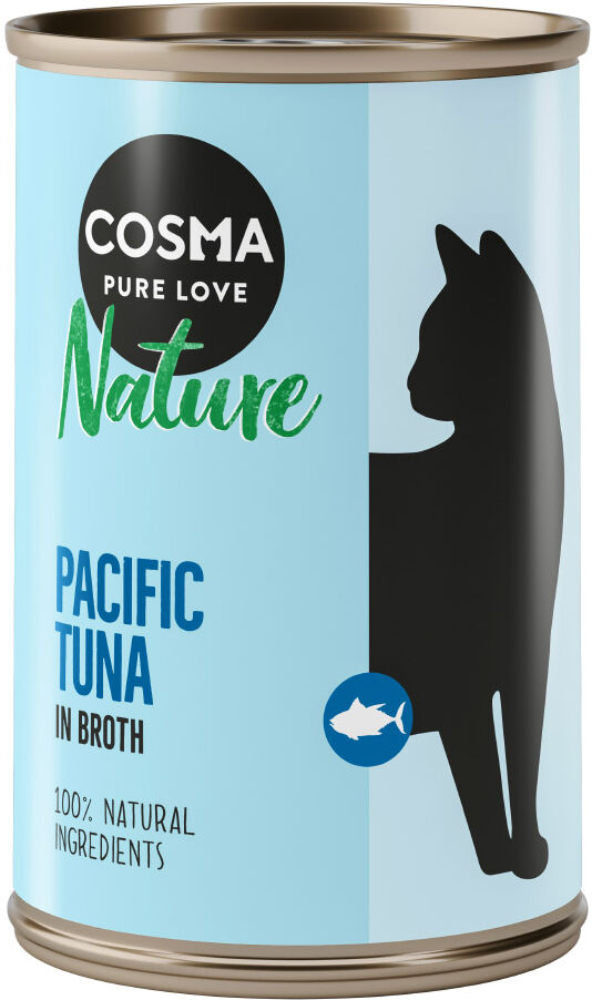 Cosma 12x140g atún Pacífico  Nature comida húmeda para gatos