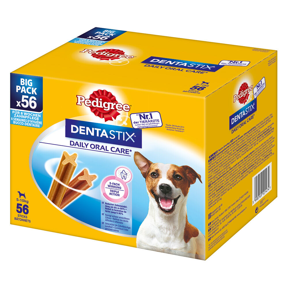 Pedigree 112uds Perros pequeños  Dentastix snacks dentales para perros
