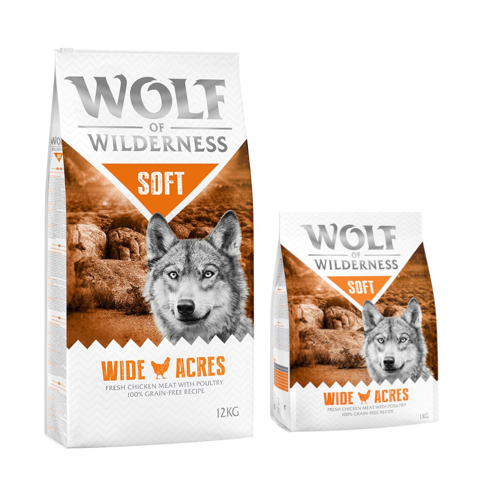 Wolf of Wilderness 14kg Soft Wide Acres con pollo   pienso para perros