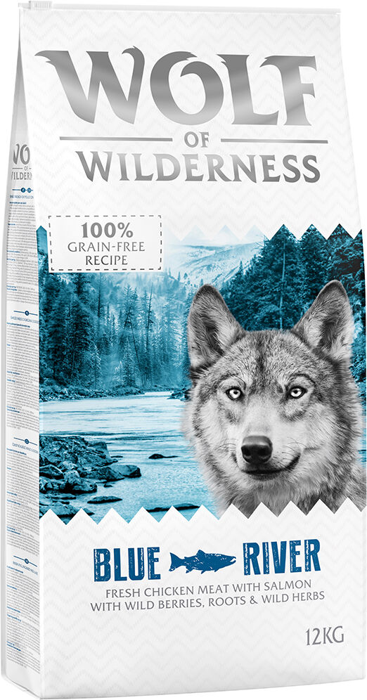 Wolf of Wilderness 2x12kg Blue River salmón  pienso para perros