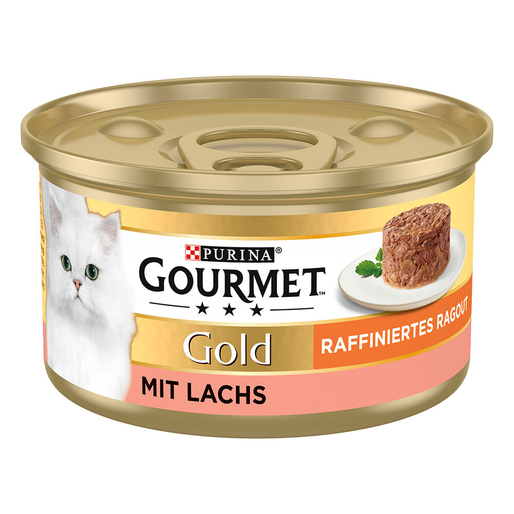 Gourmet 24x85g  Gold Tartelette Salmón comida para gatos