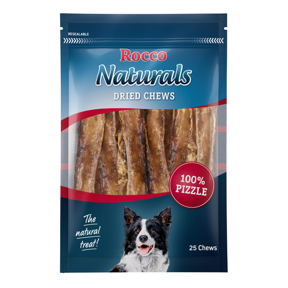 Rocco 25uds Naturals nervio buey  snacks para perros