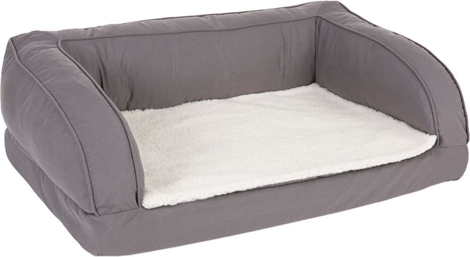 zooplus Exclusive Cama ortopédica gris para perros S: 75 x 50 x 25 cm (L x An x Al)