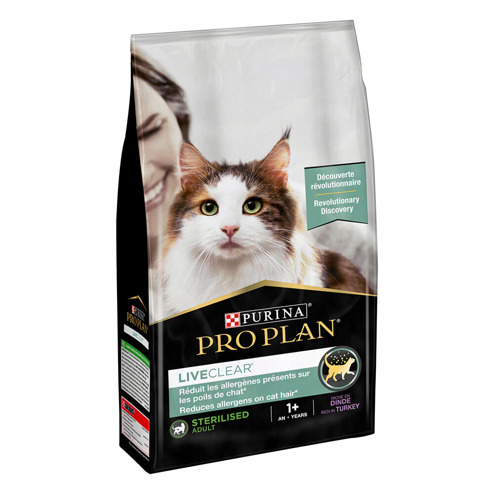 Pro Plan 2x7kg LiveClear Sterilised Adult pavo Purina  pienso para gatos