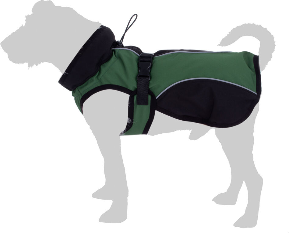 zooplus Exclusive Abrigo Softshell para perros.- 45 cm aprox. de longitud dorsal