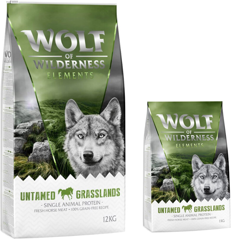 Wolf of Wilderness 14kg Elements Untamed Grasslands con caballo pienso