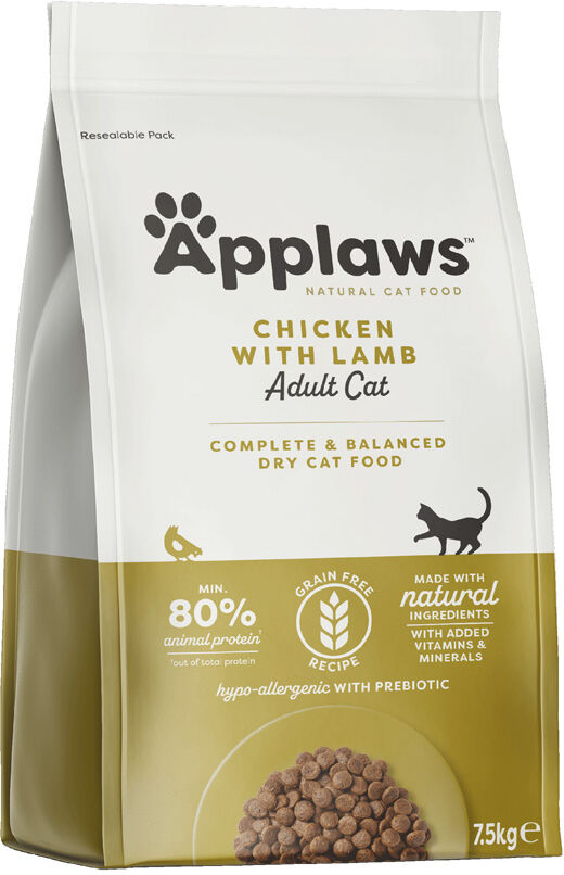 Applaws 2x7,5 kg  Adult con pollo y cordero pienso para gatos