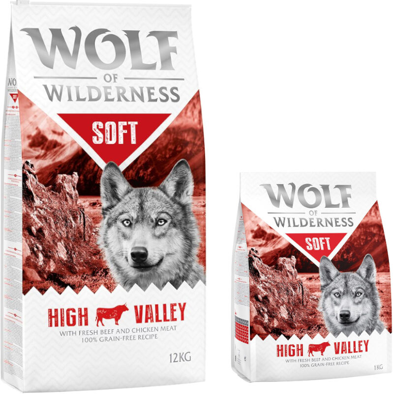 Wolf of Wilderness 14kg Soft High Valley con vacuno  pienso para perros