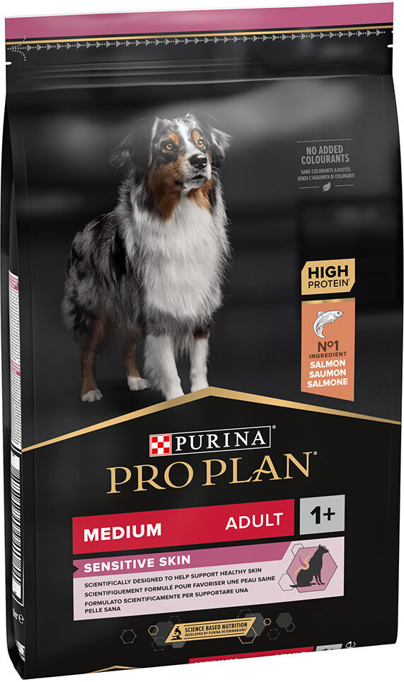 Pro Plan 7kg Medium Adult OptiDerma salmón  pienso para perros