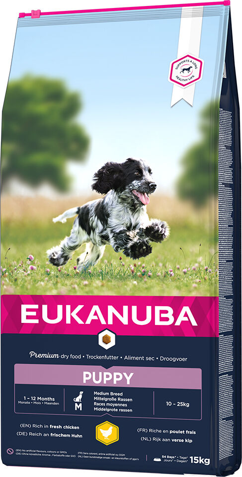 Eukanuba 15kg  Growing Puppy razas medianas pienso para cachorros