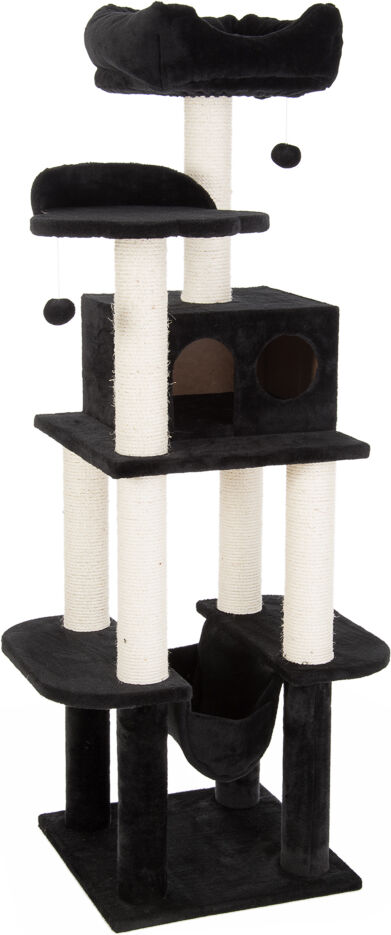 zooplus Exclusive Rascador La Digue III para gatos - Negro