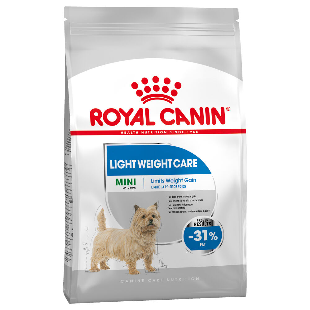 2x8kg Mini Light Weight Care Royal Canin pienso para perros